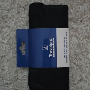 Travelpro Black Shoe Bag Set